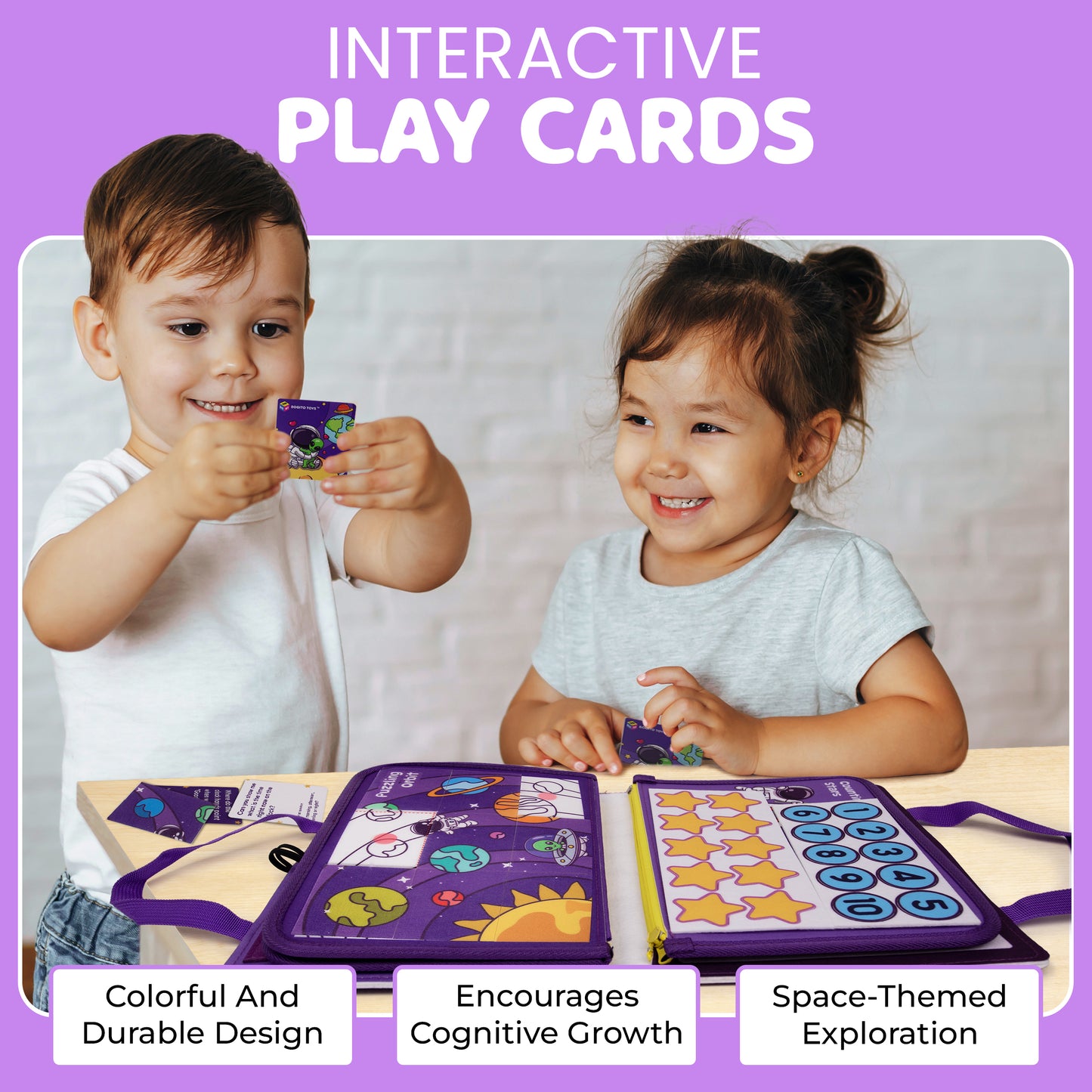 Astro Busy Board - 9 in 1 Montessori Toy