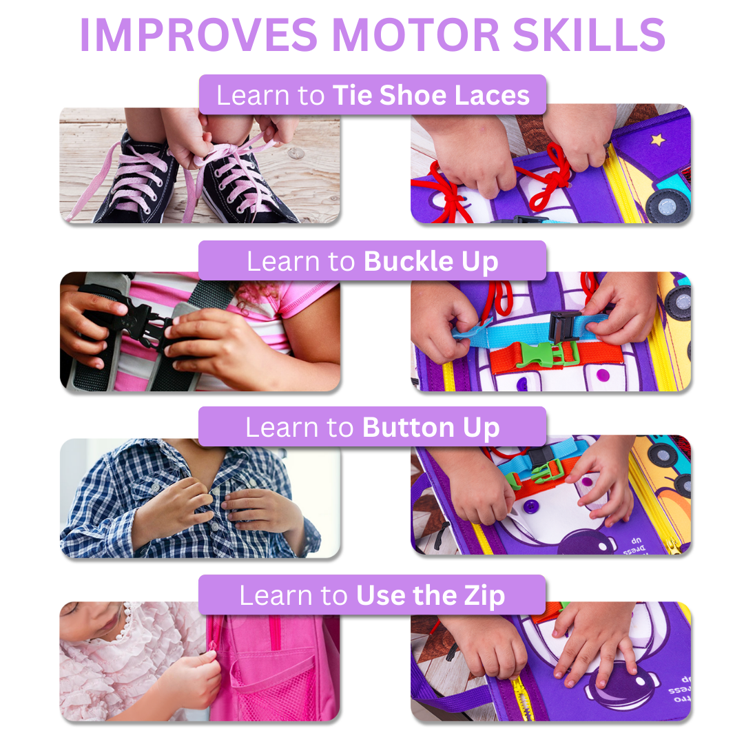Astro Busy Board - 9 in 1 Montessori Toy