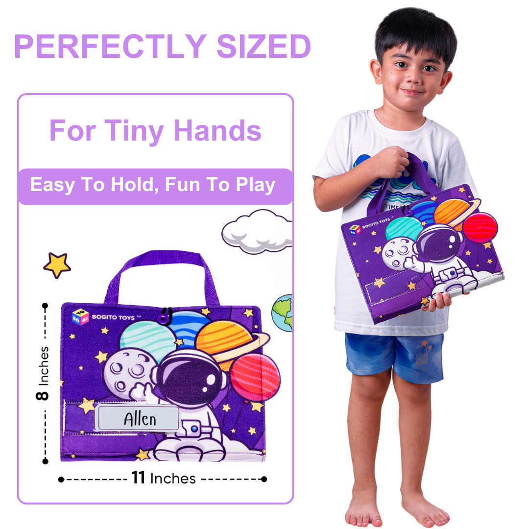 Astro Busy Board - 9 in 1 Montessori Toy