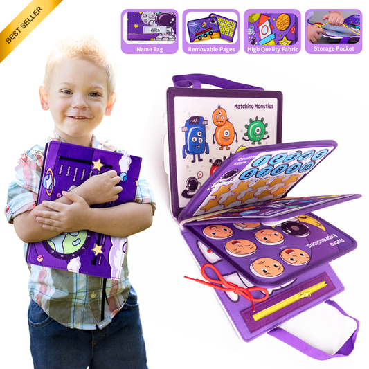 Toddler Busy Board - 1 to 6 Years - Boys & Girls